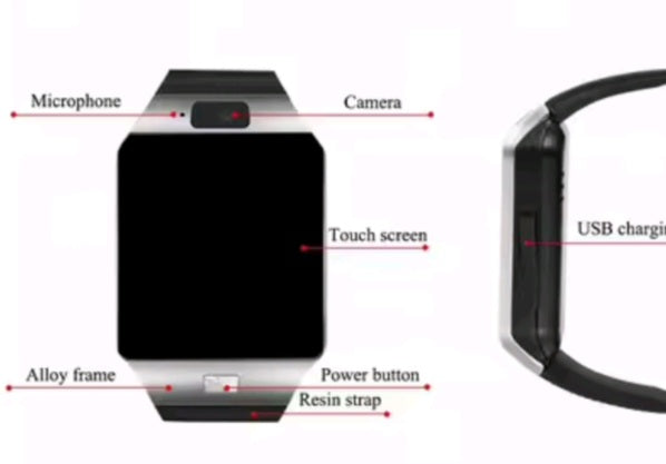 RELOJ SMARTWATCH TACTIL BLUETOOTH PODOMETRO