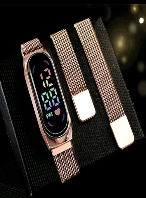 Reloj pulsera dorado dama